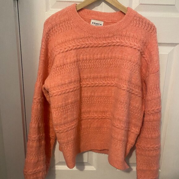 FRNCH Paris cozy pink sweater, size medium - Picture 1 of 4